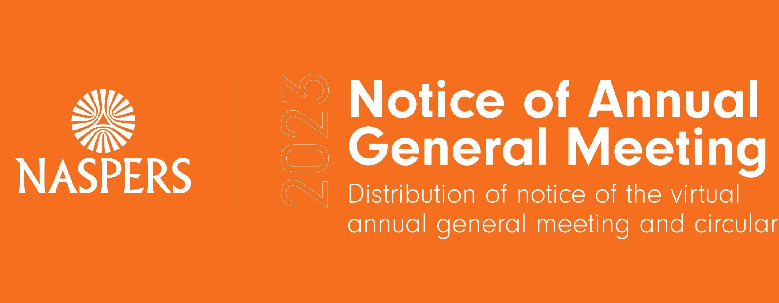 Naspers Notice of Annual General Meeting